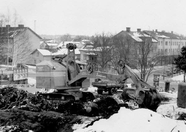 Byggnation av Folkets Hus