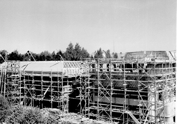 Byggnation av Folkets Hus