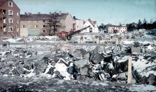 Byggnation av hamnbron