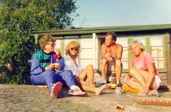 Fikapaus i solen